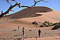Getting Ready To Climb The Dune At Sossusvlei