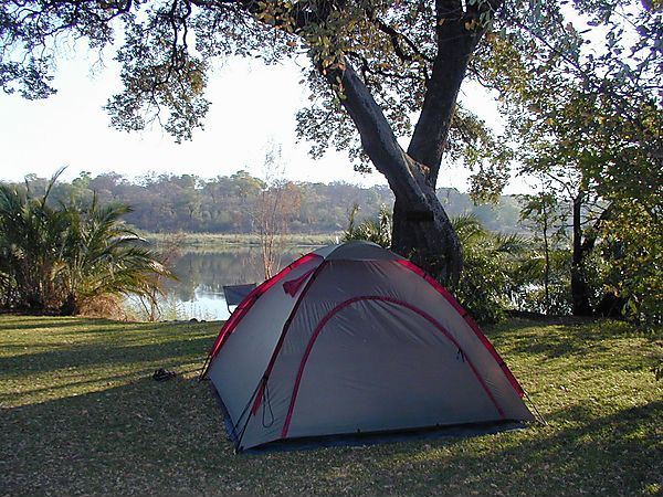 Camping By Okavango River, Namibia