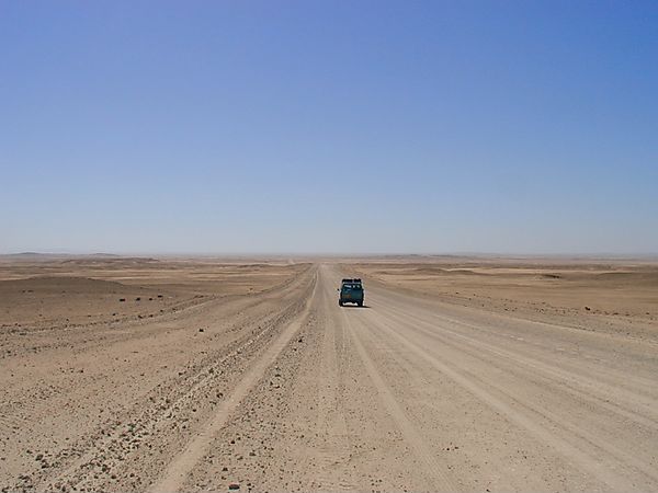 Driving Through Damaraland, Namibia
