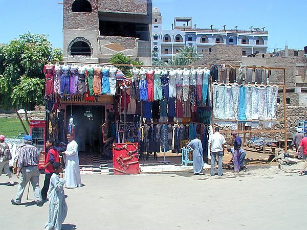 Street Market Traders, Edfu, Egypt