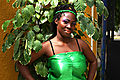 tanzanian woman ready to danse